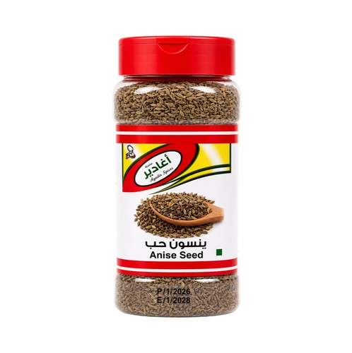 Anise Seed - Premium anise seeds with a distinctive aromatic flavor, perfect for hot drinks, baking, and known for digestive benefits.

Weight: 200g