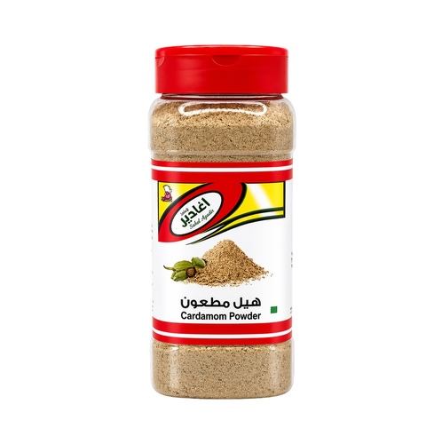 Cardamom Powder - Premium ground cardamom with a strong aroma and distinctive flavor, perfect for Arabic coffee and desserts.

Weight: 220g