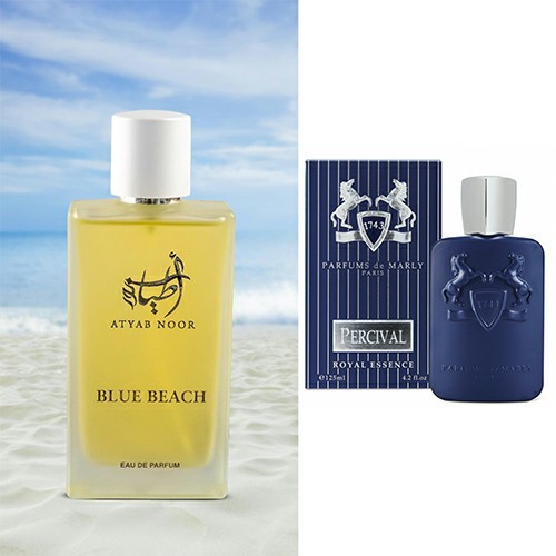 Blue Beach - An aromatic blend full of freshness and vitality, with charming woody citrus touches that add more luxury and attractiveness. It suits all times, and it is a refreshing summer fragrance that satisfies all tastes 
 Introduction to perfume / bergamot, tangerine, lavender Heart notes: jasmine, geranium Perfume base / ambroxan, musk, wood   100 ml Note: Please enter the data and address accurately, and we ask the customers of the State of Qatar to write the civil number or the personal identification number, based on the request of the shipping companies