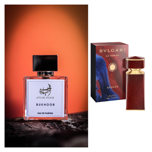 Bukhoor - Everyone wants a special scent that distinguishes them from others   And remind others of it   A world of elegance and sophistication, with scents of saffron, refreshing bergamot, and cedar wood. It increases the beauty of your look. It carries notes of wood to add to you irresistible elegance and sophistication. The fragrance is your perfect choice for all your nighttime occasions. 
 Top notes: bergamot, saffron Heart of perfume: cedar wood Base perfume: incense 100 ml Please enter the data and address accurately, and we ask the customers of the State of Qatar to write the civil number or the personal identification number, based on the request of the shipping companies