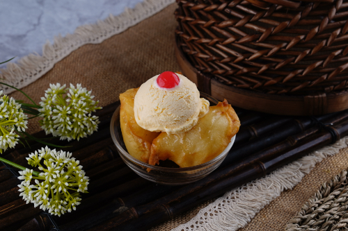 Gulf Royal Chinese Restaurant  - Deep Fried Apple withIce Cream