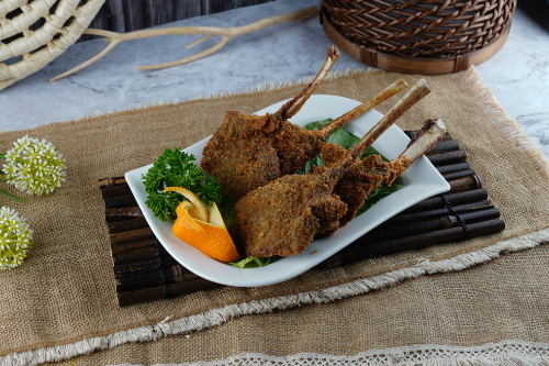 Deep fried Lamb Chops