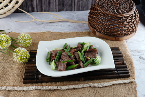 Mutton with Green Onion