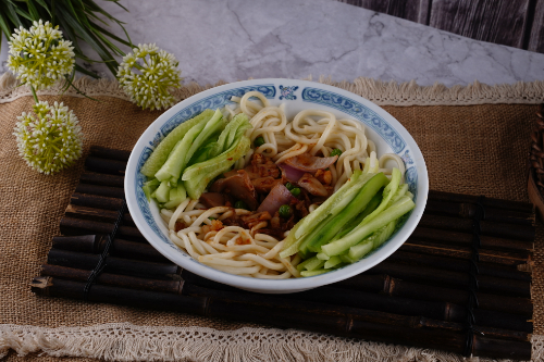 Noodles with Black Bean Sauce