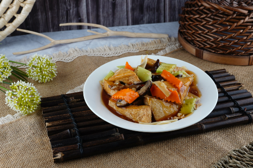 Gulf Royal Chinese Restaurant  - Tofu with Brown Sauce