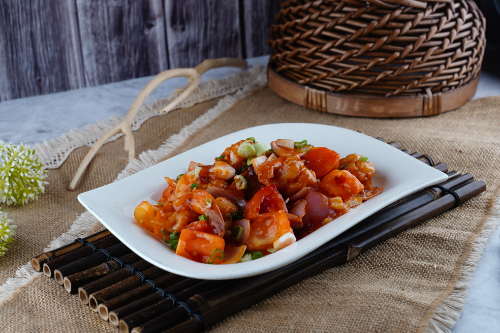 Gulf Royal Chinese Restaurant  - Prawns With Chili &Tomato Sauce