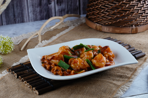 Gulf Royal Chinese Restaurant  - Prawns with Cashew Nuts