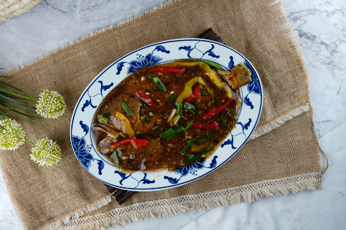 Gulf Royal Chinese Restaurant  - Fried Fish with Soy Bean Sauce