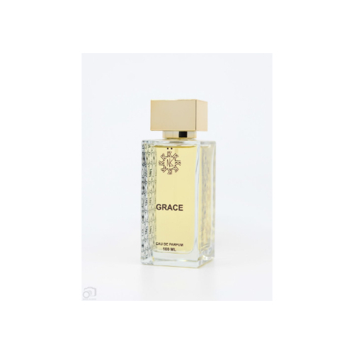 Grace – 100ml - EAU DE PARFUM 100 mL
 
Top: Fruity
 
Heart: Rose, wood
 
Base: Amber, Oud