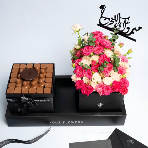 pink rose & chocolate
