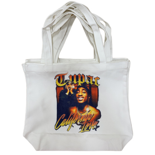 Pinkmad - tupac tote bag