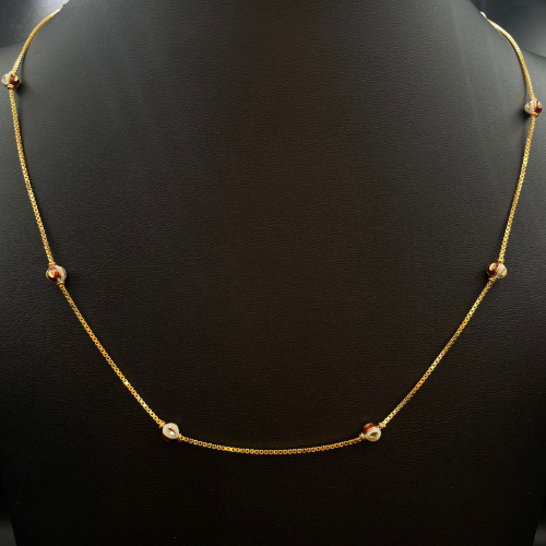 Necklace - Weight 9.030 grams Length 55 cm