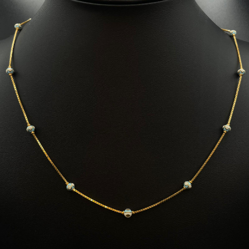 Necklace - Weight 8.370 grams Length 52 cm