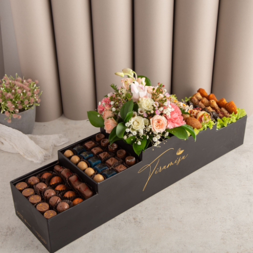 Mudraj Half Chocolate and Half Mawaleeh - Chocolate with citrus fruits,  90 pieces