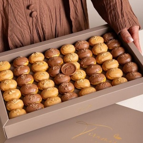 Mini eclairs Nutella and Kinder - ميني اكلير فانيلا وكندر