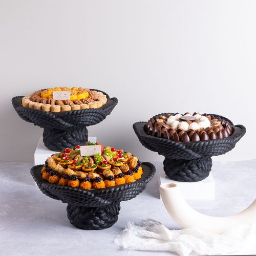 عرض 3 صواني الاسود جديده