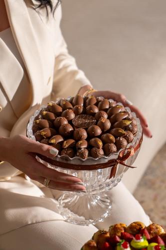 The Tray With a Crystal Base