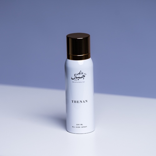 Thenan Spray - Top notes: Tobacco 
 Heart notes: Musk , Citrus  
 Base: Luban Omani, Hial