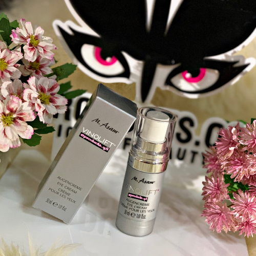 Products.Q8 co. - M.Asam vinolift Anti-Age Eye  Cream 30 ML - Reduces the appearance of fine lines and wrinkles with continued use.• It contains peptides, hyaluronic acid, grape stem cells, nano encapsulated OPC and Vitamins A, C and E.