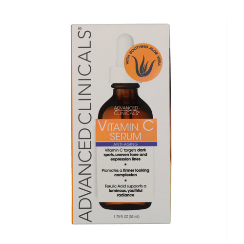 Products.Q8 co. - Advanced Clinicals, Vitamin C Serum, 1.75 fl oz (52 ml) - Resistant to the effects of aging
Vitamin C targets dark spots, uneven color and fine lines
 Promotes tighter skin
Provides luminous and luminous radiance
 Improves skin tone and reduces the appearance of wrinkles
 Protects the skin from environmental damage