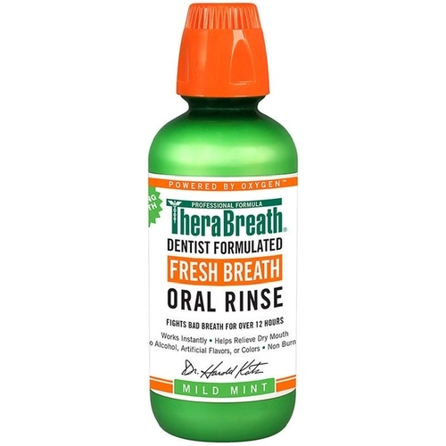 Products.Q8 co. - THERA BREATH DENTIST FORMULATED oral rinse 473 ml - Breath freshener with citrus and
mint
Moisturizes
the inside of the mouth and prevents dry tongue and throat
It
helps to produce saliva in a very gentle manner, which moisturizes the mouth
It
makes the breath fresh and fragrant
 It
has absolutely no vegetarian side effects and is free of sugar and alcohol
Eliminates
bad breath in the morning