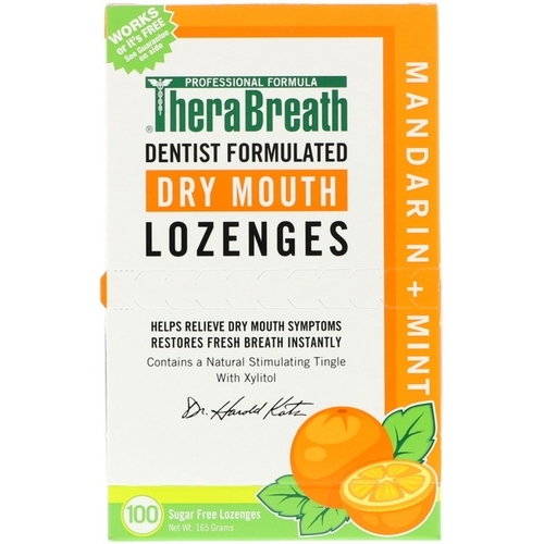 Products.Q8 co. - Thera BREATH DENTIST FORMULATED DRY MOUTH- MANDARIN + MINT - Breath fresher  with mandarin and
mint
Moisturizes
the inside of the mouth and prevents dry tongue and throat
It
helps to produce saliva in a very gentle manner, which moisturizes the mouth
It
makes the breath fresh and fragrant
 It
has absolutely no vegetarian side effects and is free of sugar and alcohol
Eliminates
bad breath in the morning