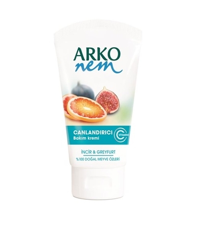 Products.Q8 co. - Arko nem hand cream- fig and grapefruit - The relaxing scent of berries and yogurt eliminates your and your skin's daily stress • keeps your skin moisturized 24 hours a day • leaves the skin feeling soft like cotton