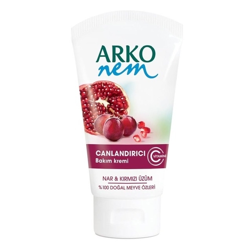 Products.Q8 co. - Arko Nem hand Cream - natural pomegranate and red grape - The relaxing scent of berries and yogurt eliminates your and your skin's daily stress • keeps your skin moisturized 24 hours a day • leaves the skin feeling soft like cotton