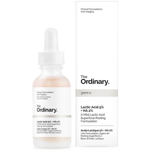 Products.Q8 co. - The Ordinary Lactic Acid 5% + HA 2% Superficial Peeling Formulation 30ml  - It works to exfoliate the skin and get rid of dead cells without causing irritation