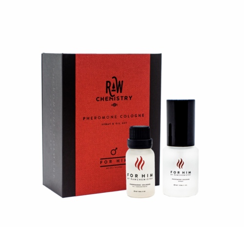 Products.Q8 co. - RawChemistry Pheromone Cologne set, for Him - * Amazing, delicate scent that is youthful and empowering. Get his attention with our specifically designed pheromone perfume to appeal to his desires.
* Elegant Pheromone Perfume scent that is both effective in attracting men, but also smells amazing.
* Pharmaceutical grade human pheromones perfume that works for over 24 hours after being applied to allow time for the Pheromones to Attract women .