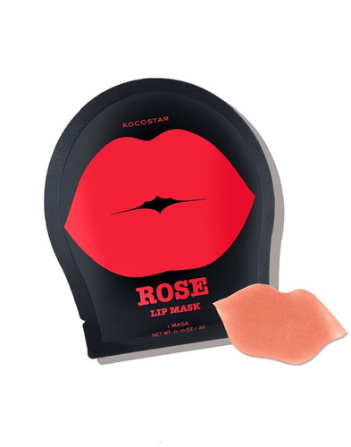 Products.Q8 co. - Kocostar Rose Lip Mask - A hydrogel lip mask infused with skin-loving ingredients like lavender and castor oil to visibly improve the appearance of dry, cracked lips.