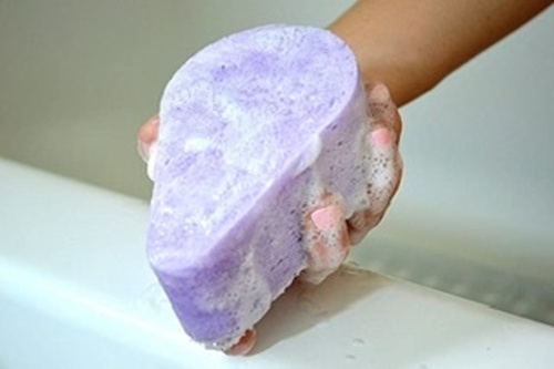 Spongeables Anti-Cellulite Body Wash in a Sponge, Lavender Scent
