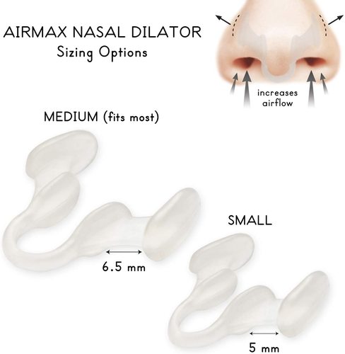 Products.Q8 co. - Nasal Dilator - Nasal Dilator is a specially designed nasal device that helps you breathe more freely through your nose.Made of medical grade, soft, odorless plastic material, the patented design of the Nasal Dilator widens the narrowest part of the nose to improve breathing and nasal airflow.It's ideal for helping to improve airflow to reduce snoring and promote a more restful night's sleep, as well as for use when suffering from nasal congestion during cold and allergy season.Made of hypoallergenic, medical grade material that is soft, flexible, and comfortable; latex free Designed for those 13 years of age and up Does not require sticky tape on the outside of the nose