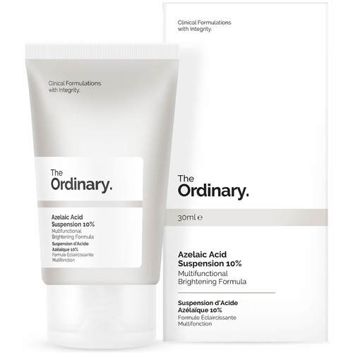 Products.Q8 co. - The Ordinary Azelaic Acid Suspension 100ml - Reveal a uniform complexion with The Ordinary Azelaic Acid Suspension; a multi-functional brightening gel that is suitable for all skin types. Fortified with Azelaic acid found in grains, the formula brightens the overall appearance of skin tone, as well as improving skin’s texture. Blemishes and areas of uneven pigmentation are visibly reduced. Working as an antioxidant, the suspension leaves the complexion visibly bright and uniform.