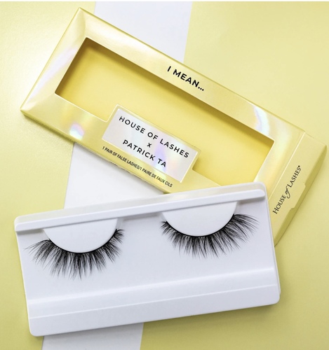 House Of Lashes I Mean - Leave them speechless and enamored with all that you are. This 3-D lash has a spiked top layer to bring all the attention to your eyes. With a cotton black band bringing more definition throughout the style.Up to 20+ wears Vegan, cruelty-free, and handcrafted Thin comfortable cotton band for all day wear Strategic spacing between each lash enhances all looks