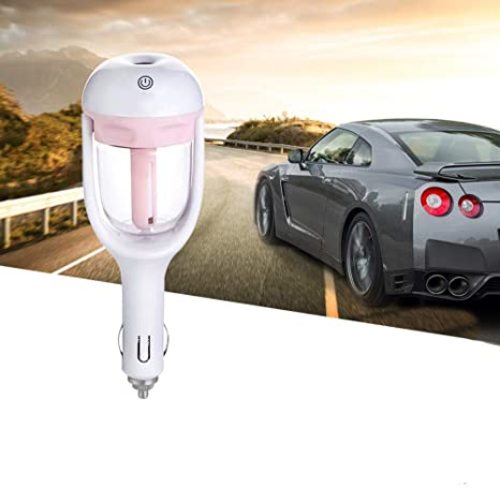 Products.Q8 co. - فواحة للسيارة -FB-0001 - Portable car humidifier, 180° rotation makes it easier to refresh your car in desired directionTank capacity: 50ml Spray amount: 25ml/hour Working current: 120mA-280mA Working voltage: DC 12V Power: 1.5W-2W Color: Pink Made: ChinaWhat’s in Box1x Humidifier 1x Sponge (spare part) 1x User maual