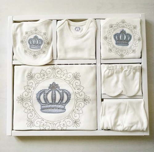 Products.Q8 co. - T-0003/ New born set - 100% cotton raw from Turkey