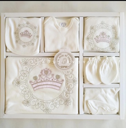 Products.Q8 co. - T-0004/ New born set - 100% cotton raw from Turkey