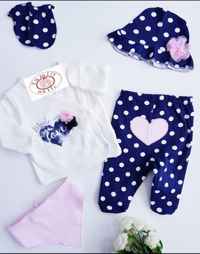 Products.Q8 co. - T-0007/ baby set for girls - 0 - 3 Months 
100% cotton raw from Turkey