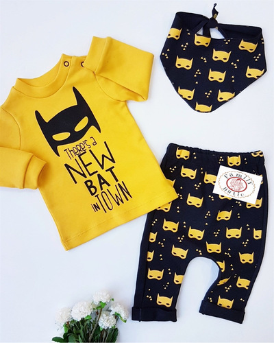 Products.Q8 co. - T-0008/ Batman pajama with hat - 6 - 9 Months 
100% cotton raw from Turkey