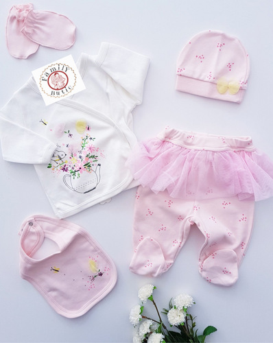 Products.Q8 co. - T-0016/ cute baby set - 0 - 3 Months

100% cotton raw from Turkey