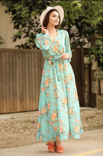 Products.Q8 co. - T-0025/ dress - Long dress
From Turkey 
Note: 
No returns, please check the size chart