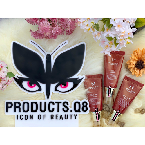 Products.Q8 co. - Missha Perfect Cover BB Cream SPF 42 -  Natural Beige 23 - 50ML - is
a lightweight, multi-function makeup product and provides a high coverage. -
Flawless coverage: smoothly conceals imperfections, balances skin tone, and
visibly smooths complexion for a youthfully perfected look.