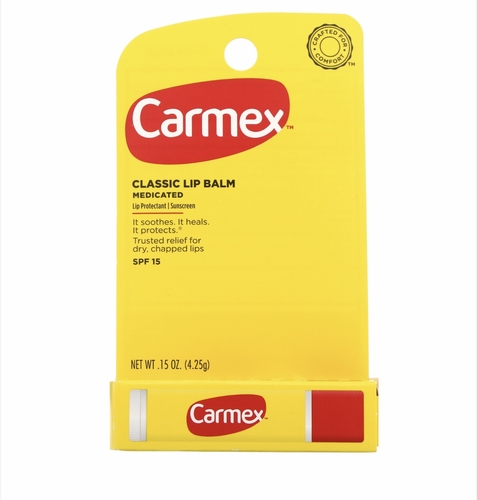 Carmex lip balm- medicated/ spf 15