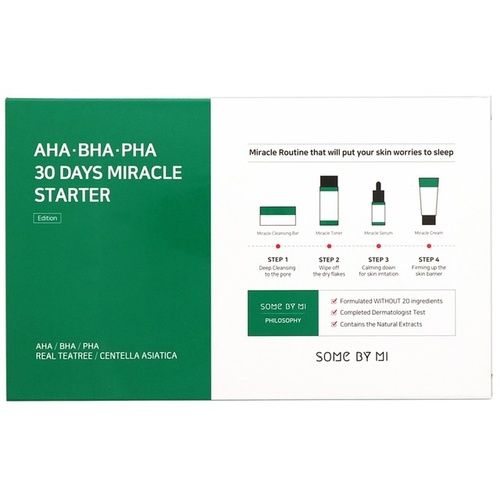 Some By Mi, AHA.BHA.PHA, 30 Days Miracle Starter Edition, 4 Piece Kit