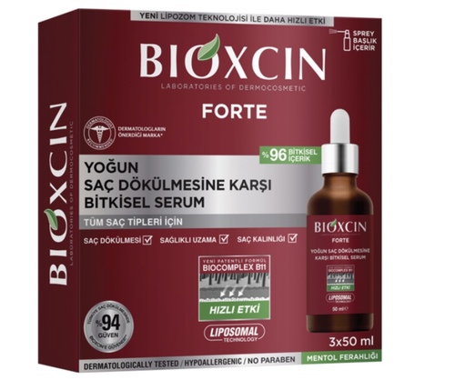 Bioxcin Forte serum 50 ml, 3 Ampules