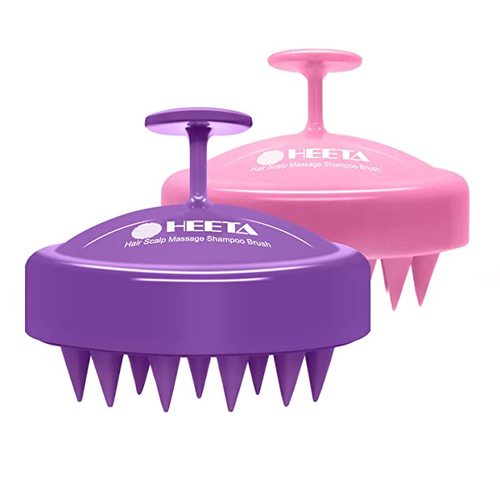 2-Pack Hair Scalp Massager Shampoo Brush with Soft Silicone