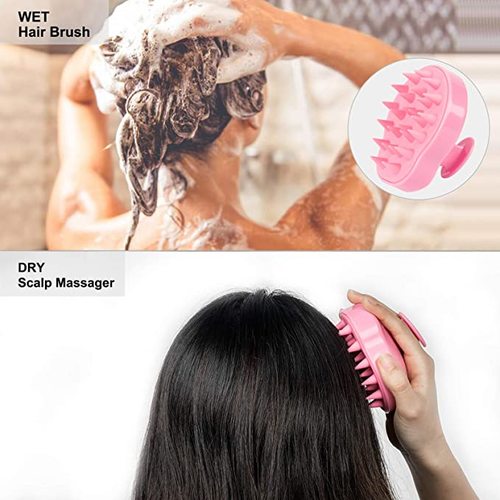 2-Pack Hair Scalp Massager Shampoo Brush with Soft Silicone