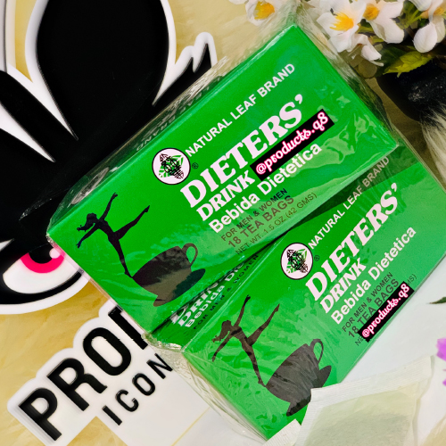 Products.Q8 co. - Dieters Drink (Grean tea)- 18 pieces - helps fasten the passage of this fat-laden material through the intestines-reduce fat absorption.