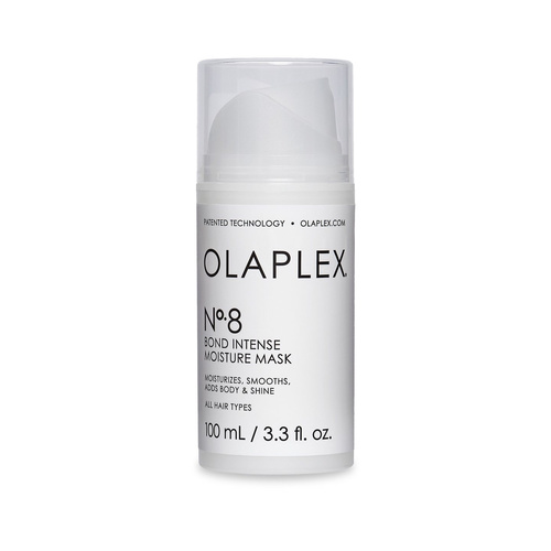 Products.Q8 co. - Olaplex No. 8 Bond Intense Moisture Mask 100 ml - A Multi-Benefit, Reparative Hair Mask


Infused with patented OLAPLEX Bond Building technology, this highly concentrated reparative mask adds shine, smoothness & body while providing intense moisture to treat damaged hair. Hair so visibly healthy, you can skip the styling. 


Based on Clinical Results: 
2x Shine*
4x Moisture*
6x Smoothness* and
94% saw more Body
OLAPLEX No.8 BOND INTENSE MOISTURE MASK is a multi-benefit, reparative mask that MOISTURIZES, SMOOTHS, ADDS BODY & SHINE. Hair so visibly healthy, you can skip the styling. 
Apply to clean, damp hair mid-length to ends and work through with fingers. Leave on for 10 minutes. Rinse fully and style as usual. Start with 2 pumps for shoulder-length hair. Use more for longer, thicker hair. Less for fine or short hair.